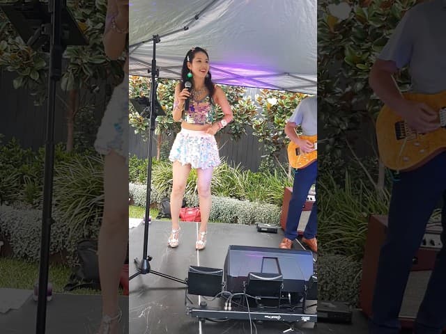 Live Gig! 🎶5 hours of non-stop music, energy, and fun on stage!Loved performing live !✨💃 #livevocal