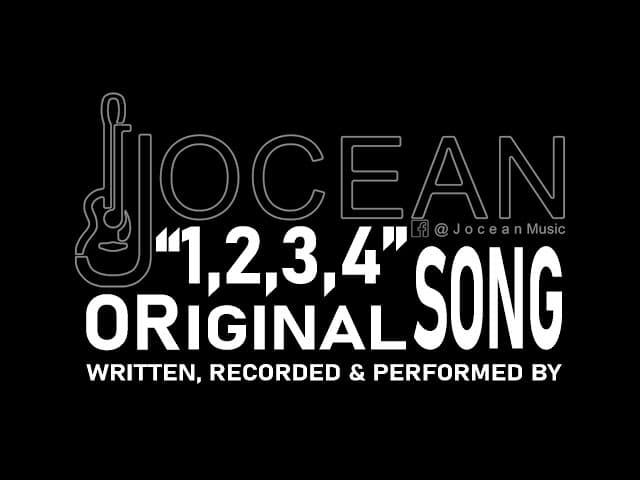 "1234" LYRIC VIDEO - Original Song by JOCEAN performed on the streets at Jamberoo Music Festival.