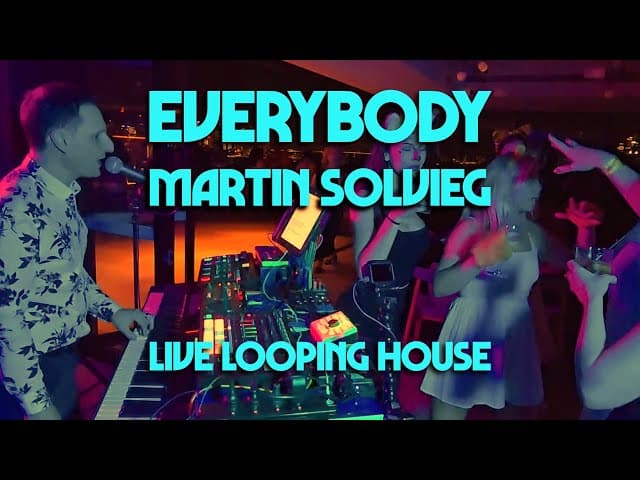 "Everybody" Martin Solvieg-Dancefloor House Classic DAWLESS Live Looping on RC-505 & MC-707
